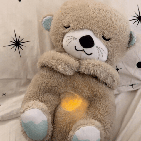 Breathing Otter Plush Toy