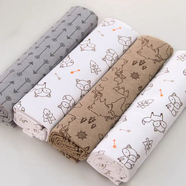 Set of 4 Baby Swaddles