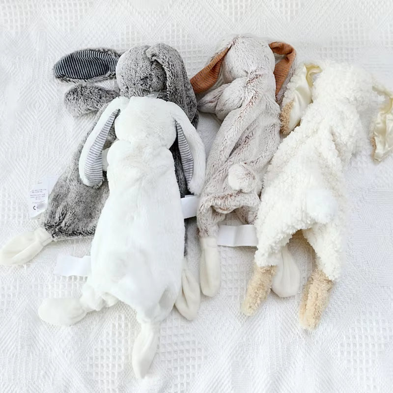 Cuddle Doll Mini Plush Rabbit Soft Toy Doll Loneliness Smoothing Baby Nursery Room Decor Infant Sleeping Birthday Gift